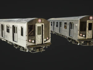 subway train 3D Model