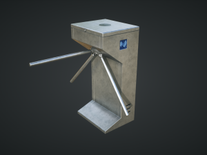 inteligent security flap gate 3D Model