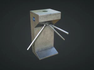 inteligent security flap gate 3D Model