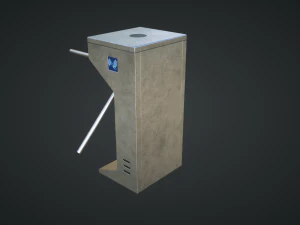 inteligent security flap gate 3D Model