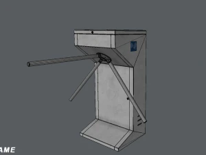 inteligent security flap gate 3D Model
