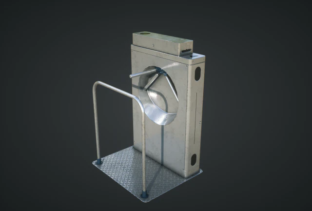 inteligent security gate 3D Model .c4d .max .obj .3ds .fbx .stl .blend 