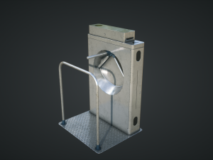inteligent security gate 3D Model