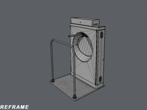 inteligent security gate 3D मॉडल