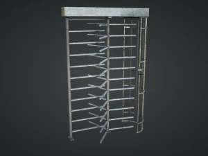 security turnstile 3D Model