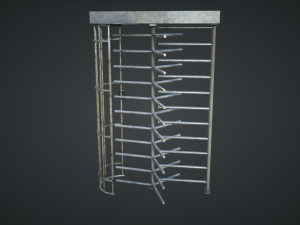 security turnstile 3D Model