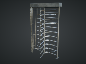 security turnstile 3D Model