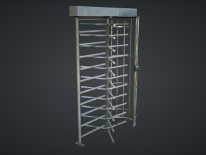 security turnstile 3D Model