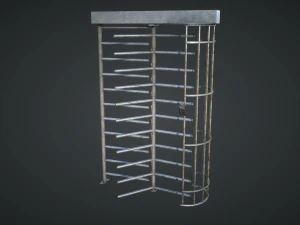 inteligent security gates pack 3D Model