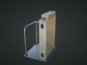inteligent security gates pack 3D Model