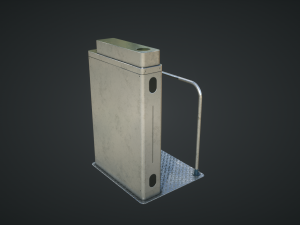 inteligent security gates pack Modelo 3D