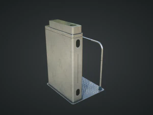 inteligent security gates pack 3D Model