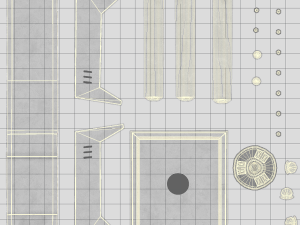 inteligent security gates pack Modelo 3D