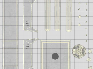 inteligent security gates pack 3D Model