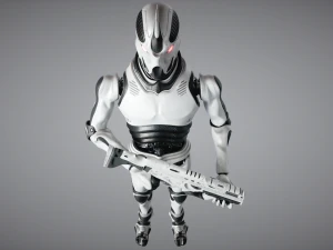 Robot soldier 3D Model