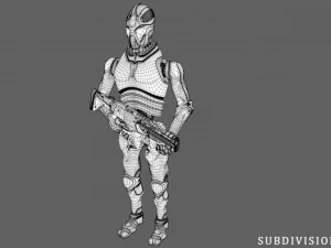 Robot soldier 3D Model
