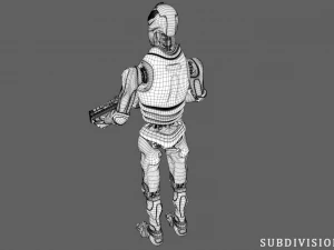 Robot soldier 3D Model