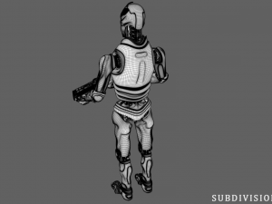 Robot soldier 3D Model