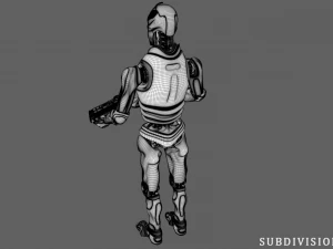 Robot soldier 3D Model