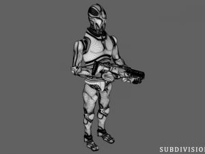 Robot soldier 3D Model