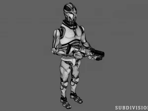 Robot soldier 3D Model