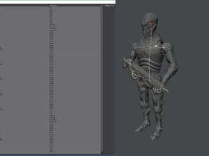 Robot soldier 3D Model