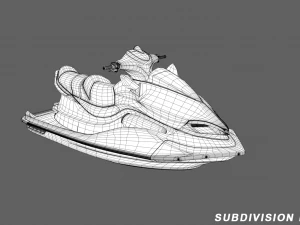 moto d'acqua Modello 3D