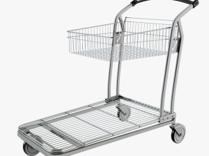 shopping trolley Modelo 3D