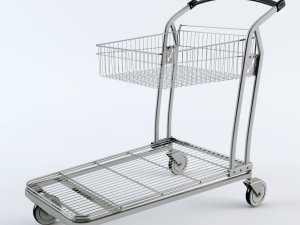 shopping trolley 3D Модель