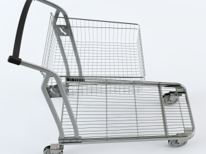 shopping trolley 3D Модель