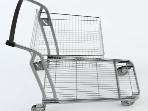 shopping trolley 3D Model