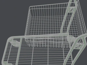 shopping trolley 3D Model