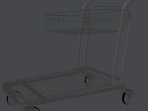 shopping trolley 3D Model