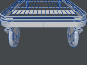 shopping trolley 3D Модель