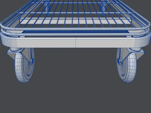 shopping trolley 3D Model