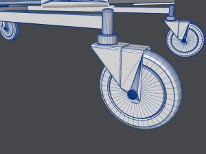 shopping trolley 3D Model