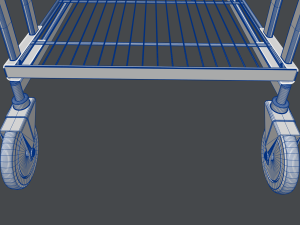 shopping trolley 3D Модель