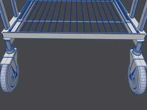 shopping trolley 3D Model