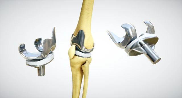knee endoprosthesis 3D Model .c4d .max .obj .3ds .fbx .stl .blend 
