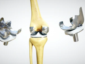 knee endoprosthesis 3D Model
