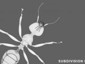 Formiga Modelo 3D