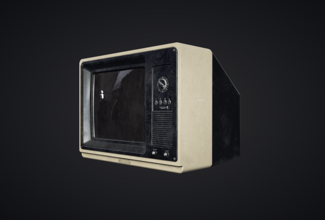television - pbr game ready 3D 모델 .c4d .max .obj .3ds .fbx .stl .blend 