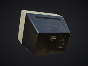 television - pbr game ready 3D 모델