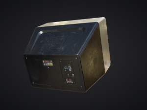 television - pbr game ready 3D 모델