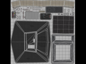 television - pbr game ready 3D 모델