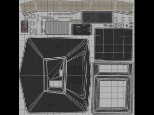 television - pbr game ready 3D Model