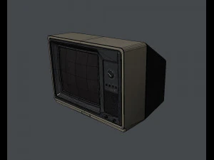 television - pbr game ready 3D Model