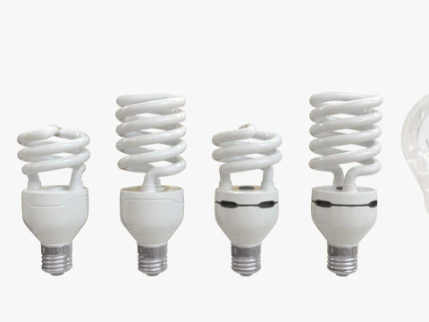 Light Bulb Pack 3D Model