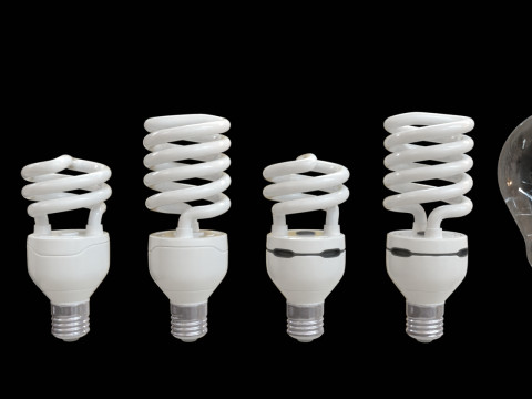 Light Bulb Pack Model 3D
