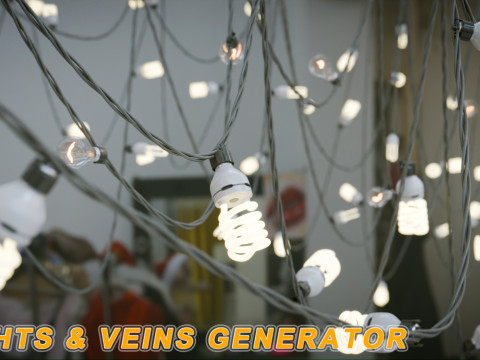 Lights and Veins Generator 3Dモデル